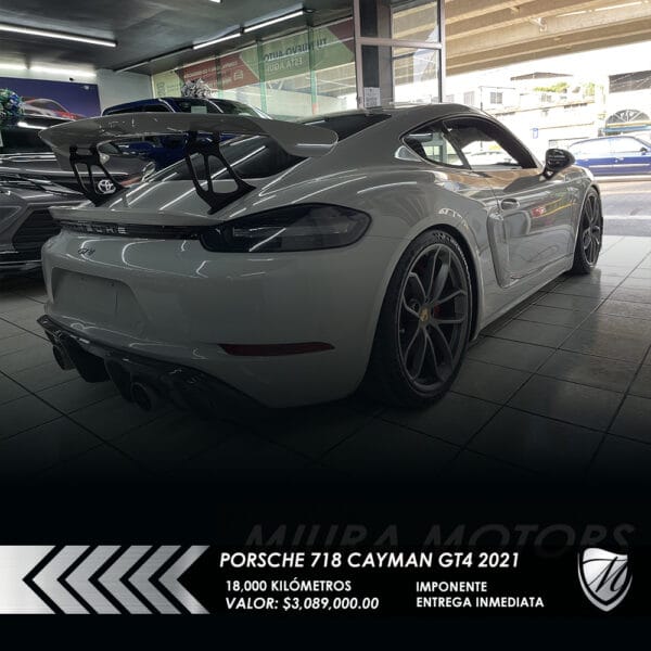 Porsche Cayman 718 GT4 2021 – Exclusividad y Desempeño en su Máxima Expresión - Imagen 21