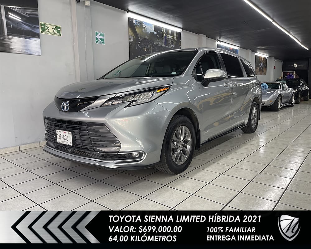 Toyota Sienna Limited Híbrida 2021