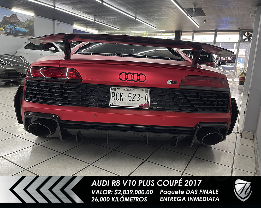 Audi R8 V10 Plus Coupé 2017 Quattro 610 HP DAS Finale - Imagen 8