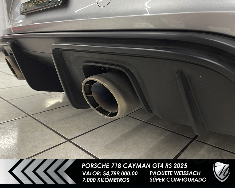 Porsche 718 Cayman GT4 RS Weissach 2025 - Imagen 7