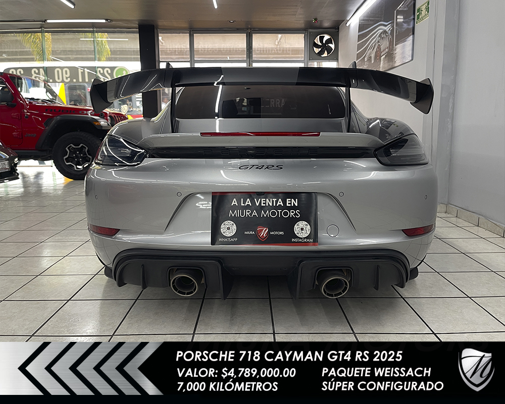 Porsche 718 Cayman GT4 RS Weissach 2025 - Imagen 8