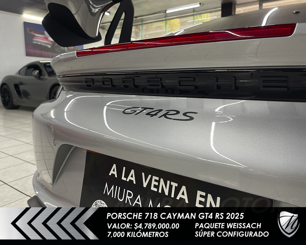 Porsche 718 Cayman GT4 RS Weissach 2025 - Imagen 9