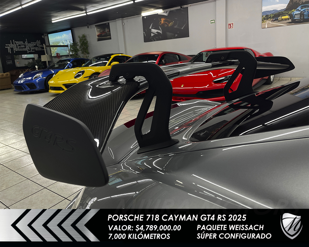 Porsche 718 Cayman GT4 RS Weissach 2025 - Imagen 11