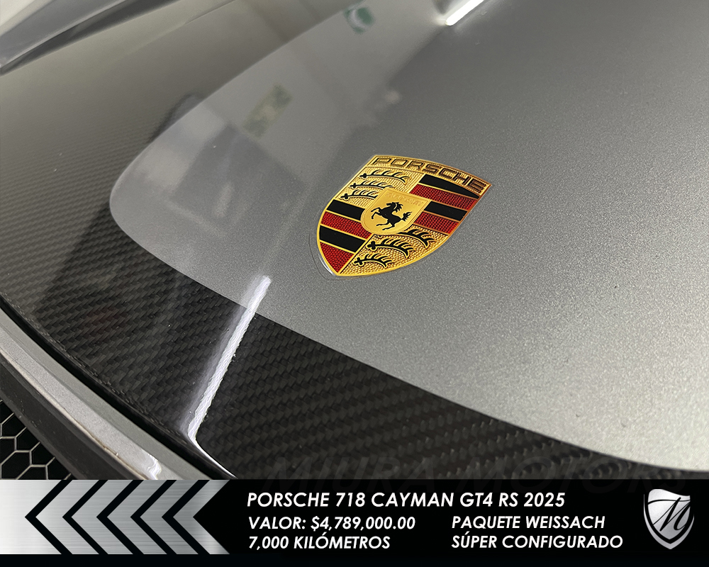 Porsche 718 Cayman GT4 RS Weissach 2025 - Imagen 13