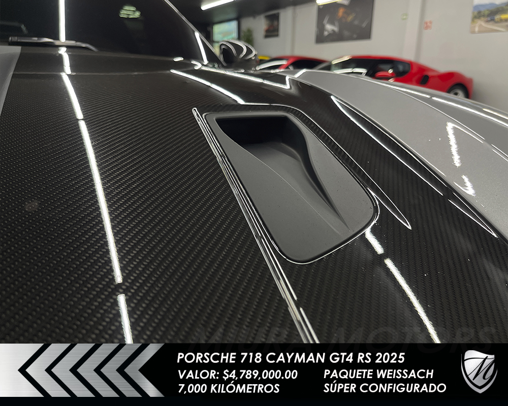 Porsche 718 Cayman GT4 RS Weissach 2025 - Imagen 14