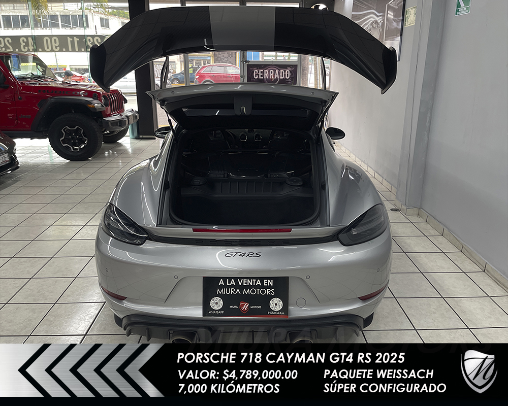 Porsche 718 Cayman GT4 RS Weissach 2025 - Imagen 19