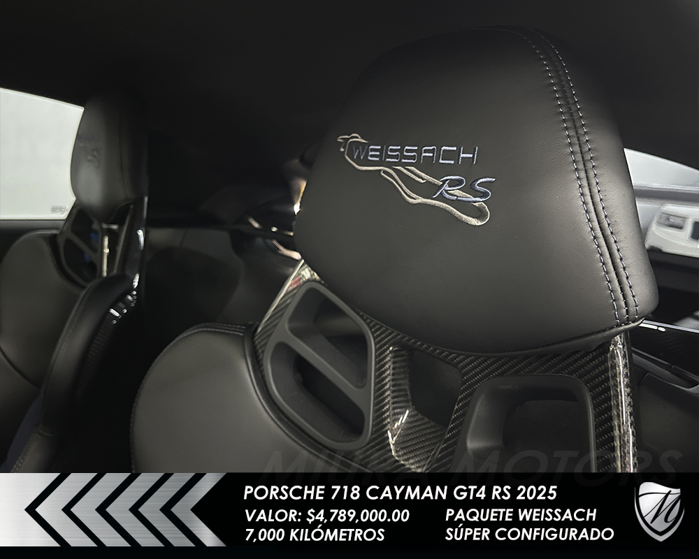 Porsche 718 Cayman GT4 RS Weissach 2025 - Imagen 21
