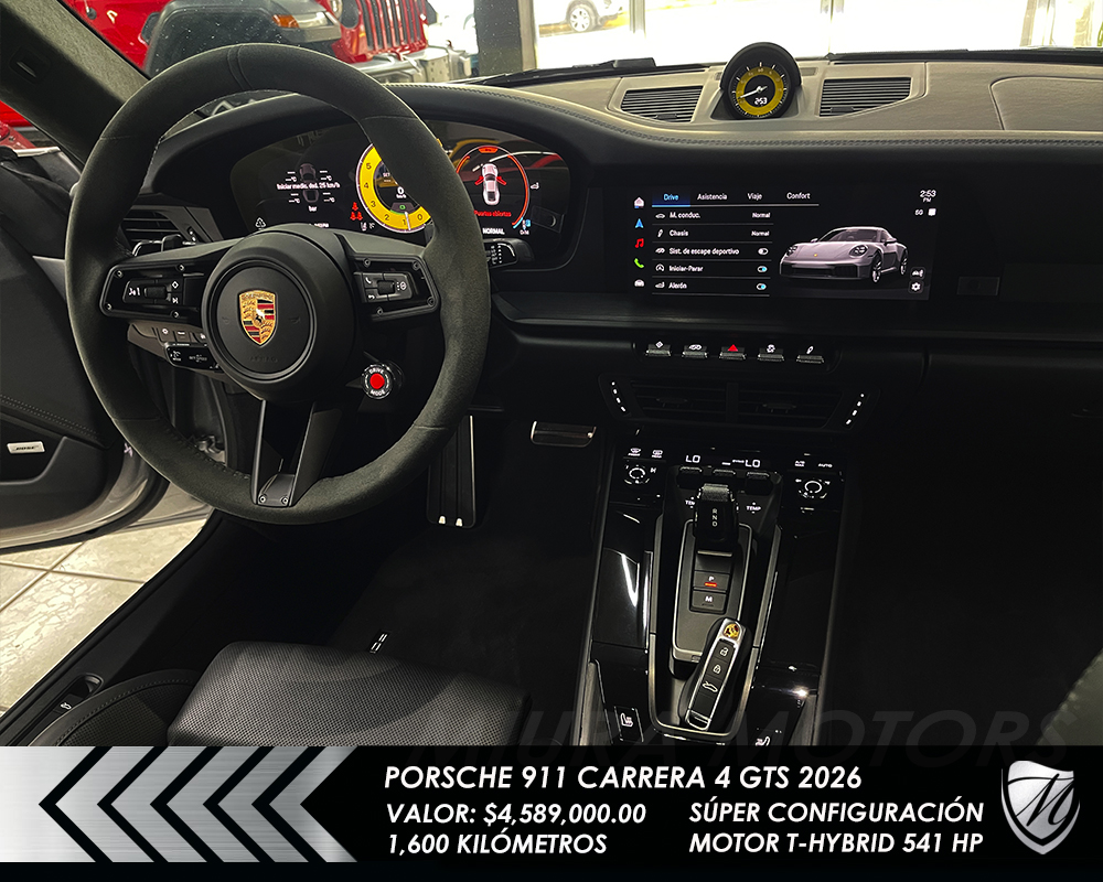 Porsche 911 Carrera 4 GTS T-Hybrid 2026 - Imagen 23
