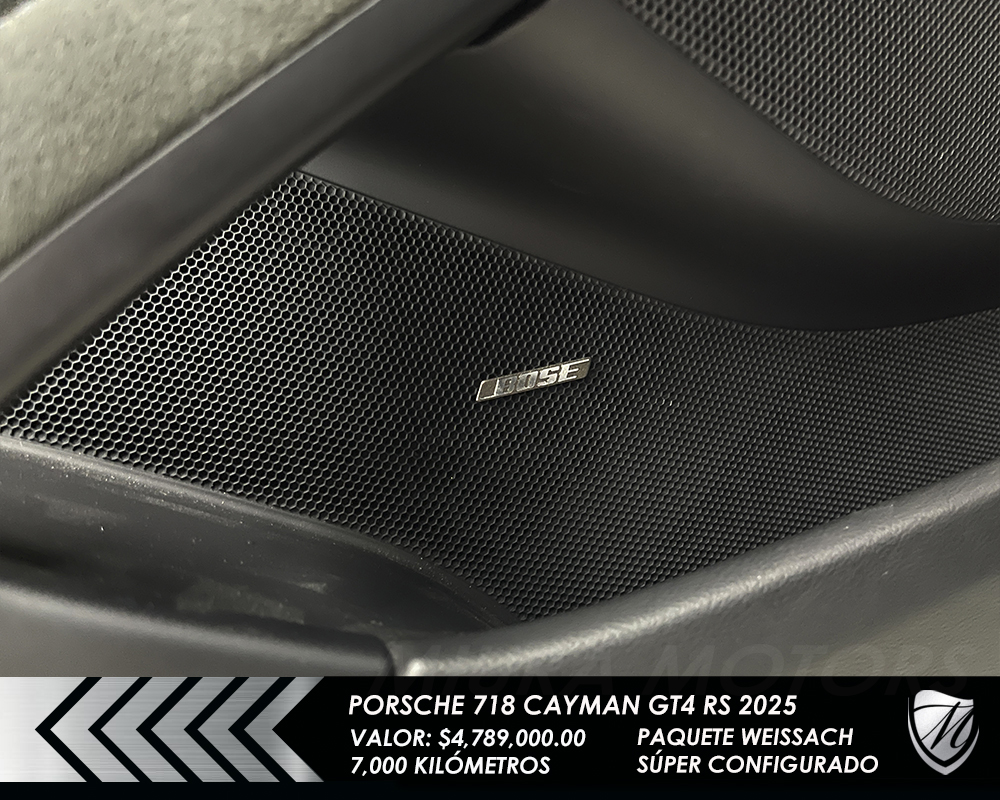 Porsche 718 Cayman GT4 RS Weissach 2025 - Imagen 24