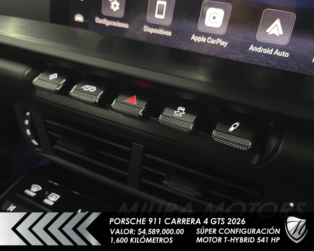 Porsche 911 Carrera 4 GTS T-Hybrid 2026 - Imagen 26