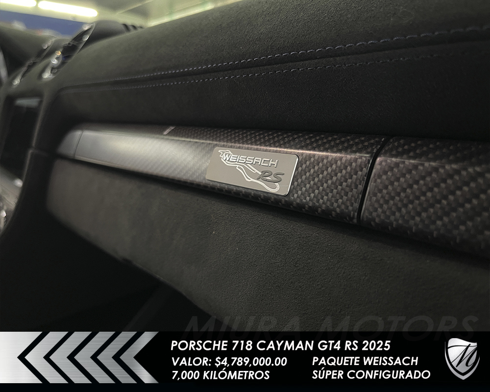 Porsche 718 Cayman GT4 RS Weissach 2025 - Imagen 29