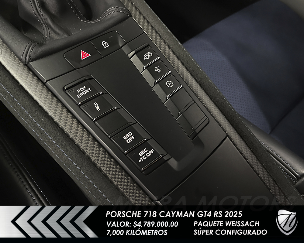 Porsche 718 Cayman GT4 RS Weissach 2025 - Imagen 30