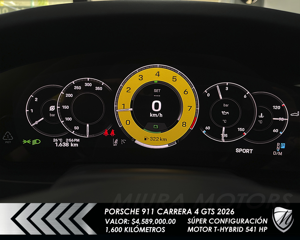 Porsche 911 Carrera 4 GTS T-Hybrid 2026 - Imagen 31