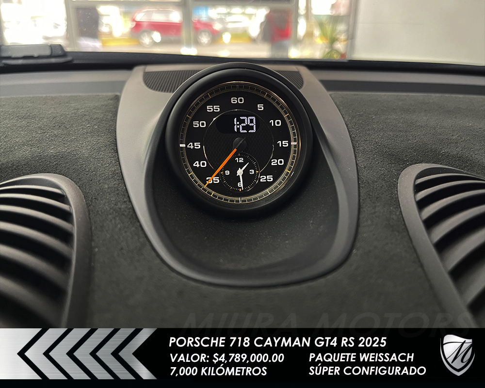 Porsche 718 Cayman GT4 RS Weissach 2025 - Imagen 34
