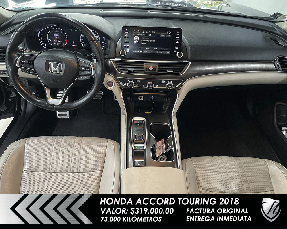 Honda Accord Touring 2.0T 2018 - Imagen 13