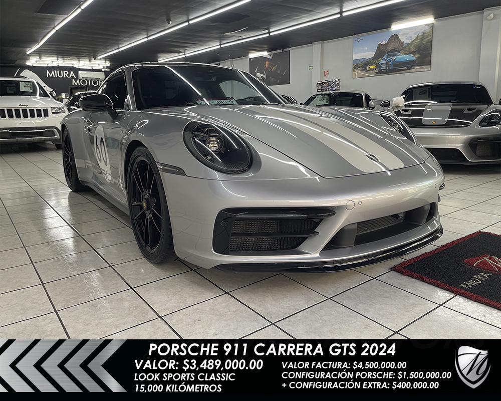 Porsche 911 Carrera GTS 2024 Look Sport Classic RWD Techo Carbono PCCB 14mil km - Imagen 3