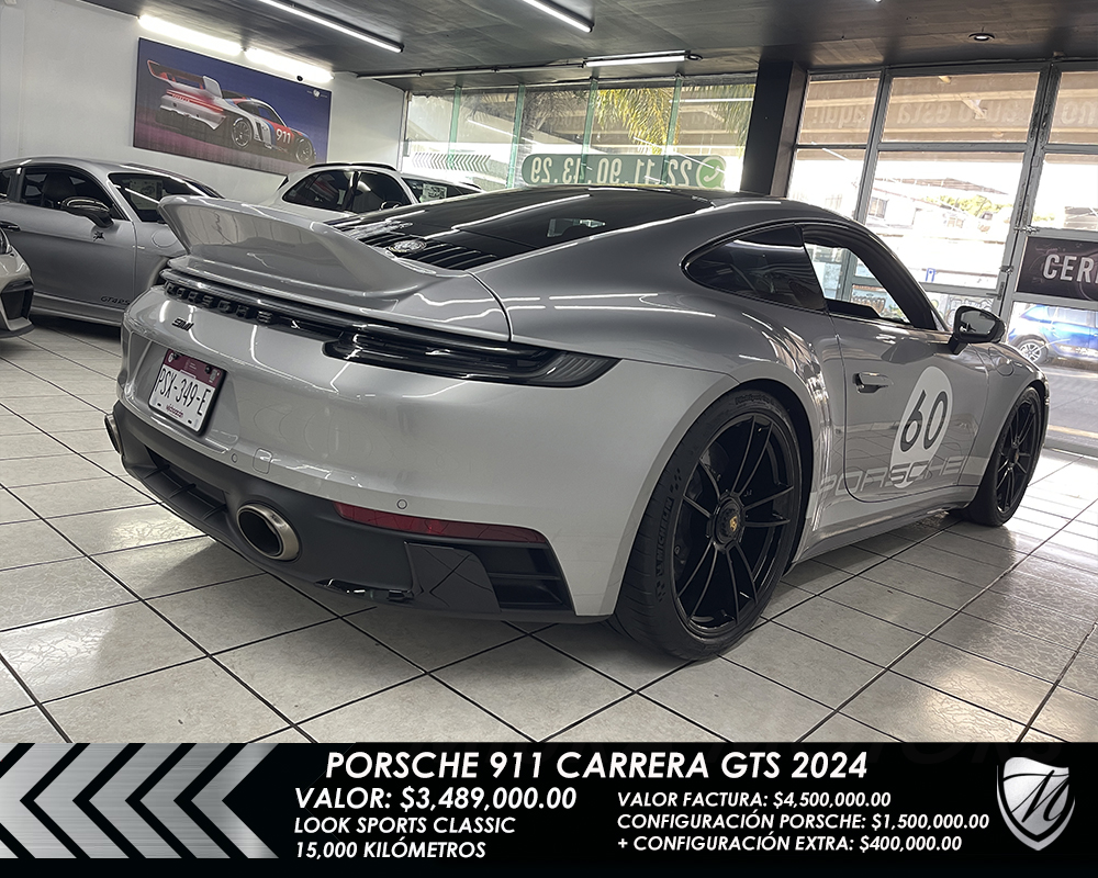 Porsche 911 Carrera GTS 2024 Look Sport Classic RWD Techo Carbono PCCB 14mil km - Imagen 4