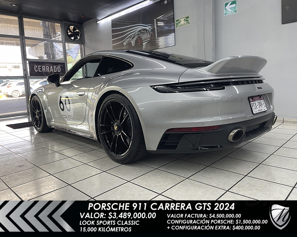 Porsche 911 Carrera GTS 2024 Look Sport Classic RWD Techo Carbono PCCB 14mil km - Imagen 6