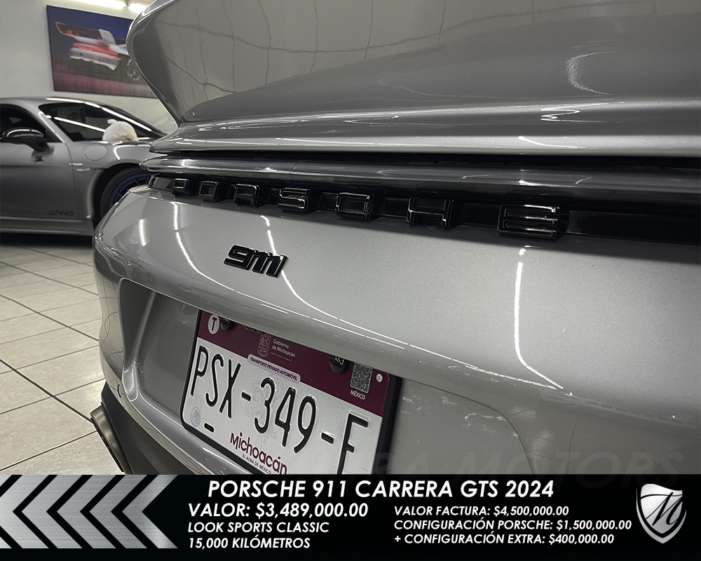 Porsche 911 Carrera GTS 2024 Look Sport Classic RWD Techo Carbono PCCB 14mil km - Imagen 7