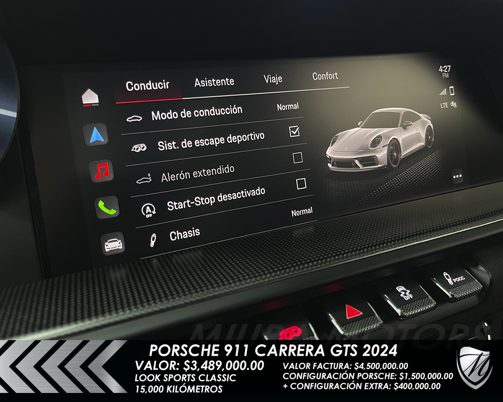 Porsche 911 Carrera GTS 2024 Look Sport Classic RWD Techo Carbono PCCB 14mil km - Imagen 24