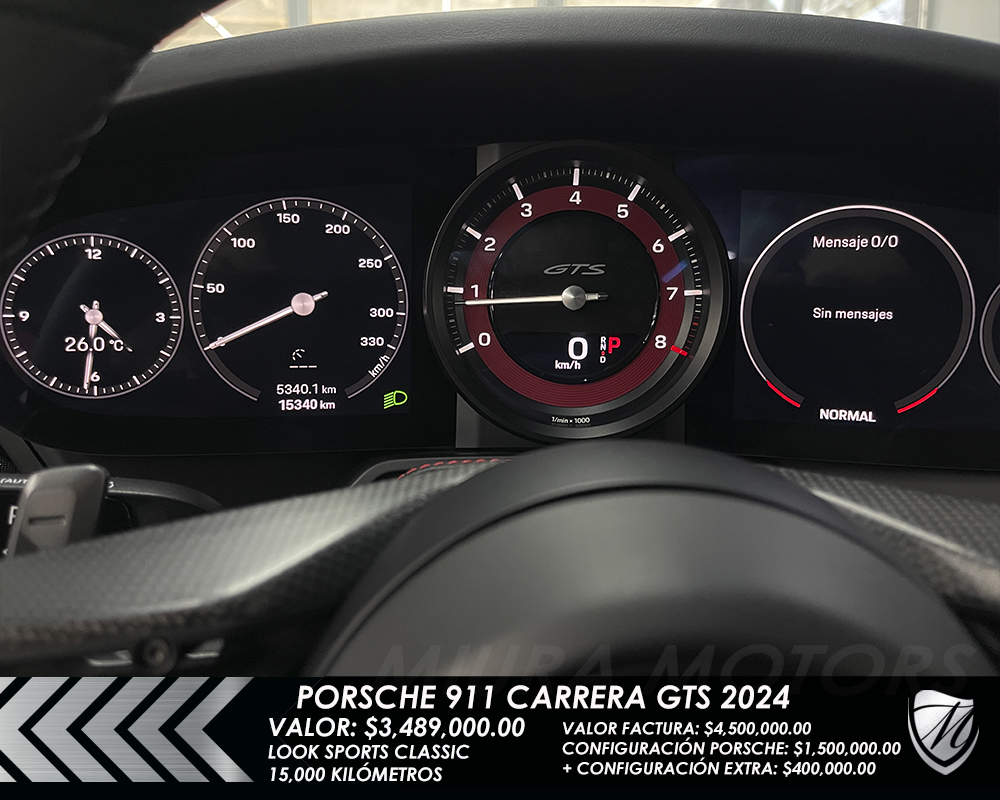 Porsche 911 Carrera GTS 2024 Look Sport Classic RWD Techo Carbono PCCB 14mil km - Imagen 30